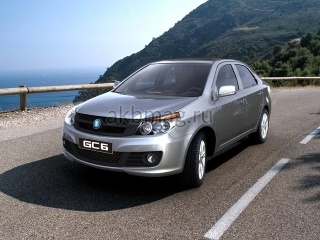 Geely GC6 2014, 2015, 2016 годов выпуска