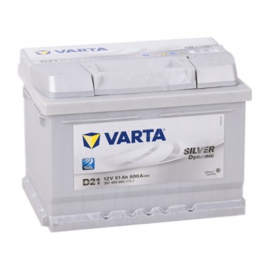 VARTA Silver D21 61R 600A 242x175x175